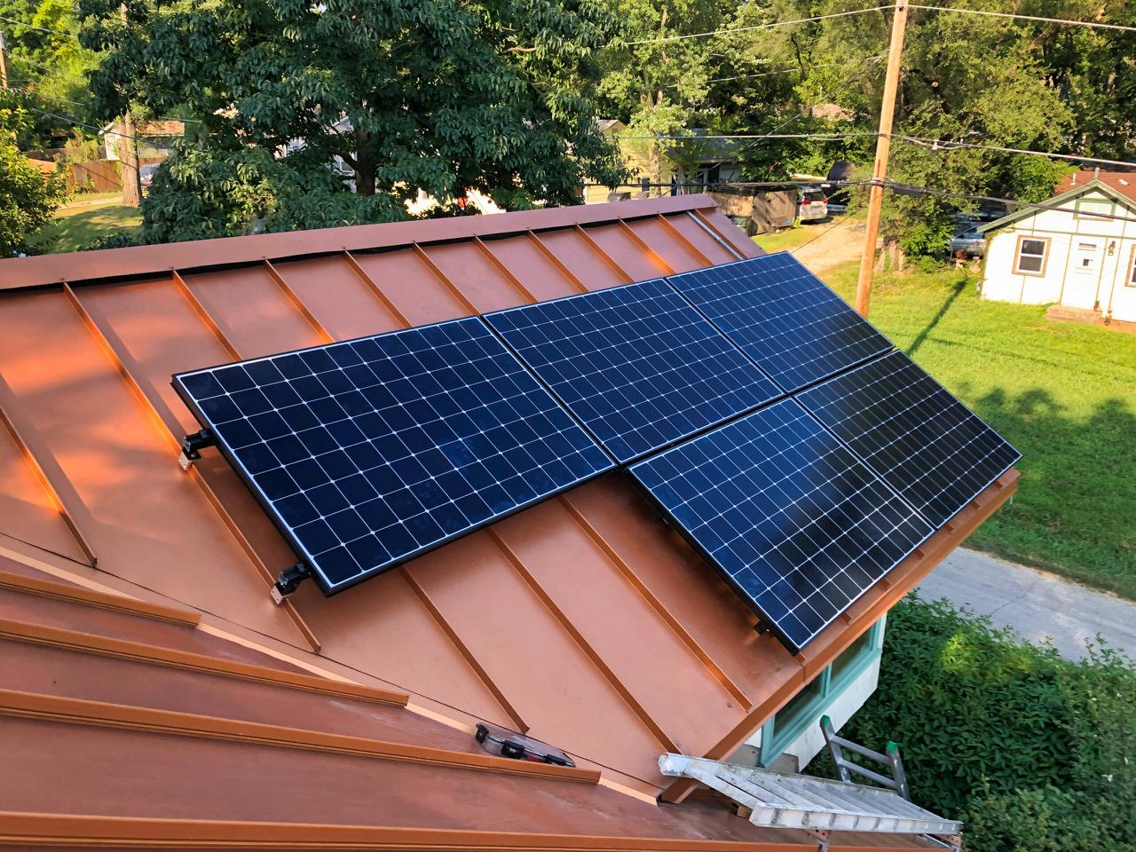 Rooftop solar PV array installed by Techno Expertise for a 30kW commercial system in Kenya
